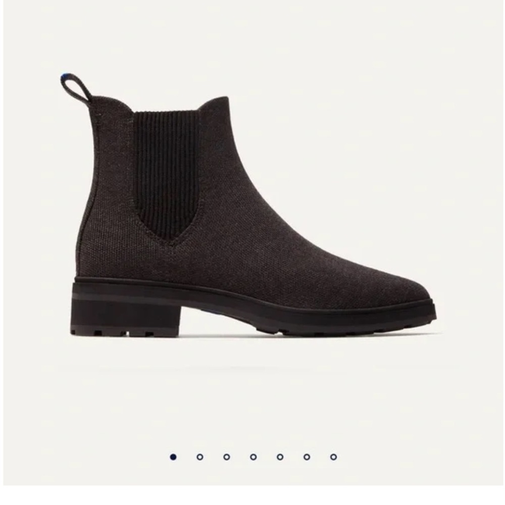 New without box! Rothy’s The Lug Boot in Black size 9
